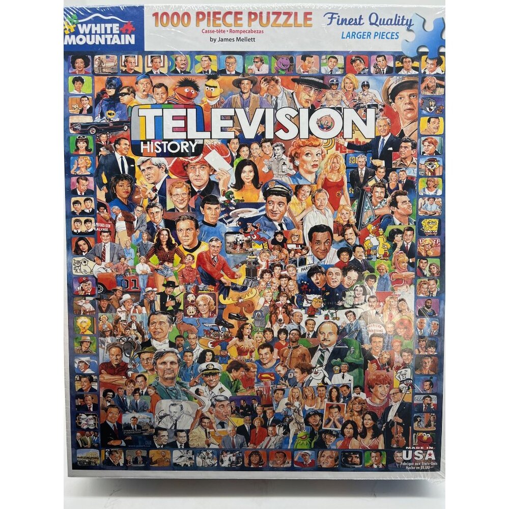 Television History 1000 Piece Puzzle
